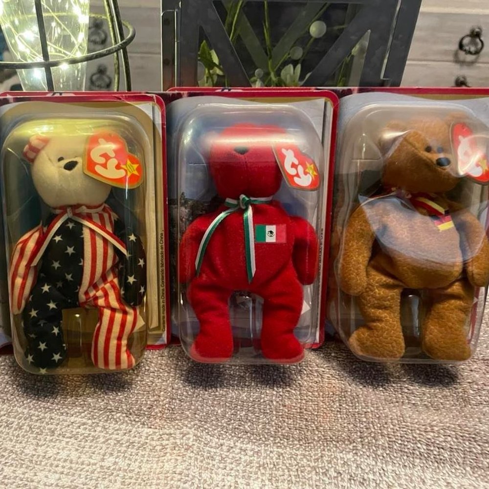 McD's International II TY BB Trio - RARE Errors